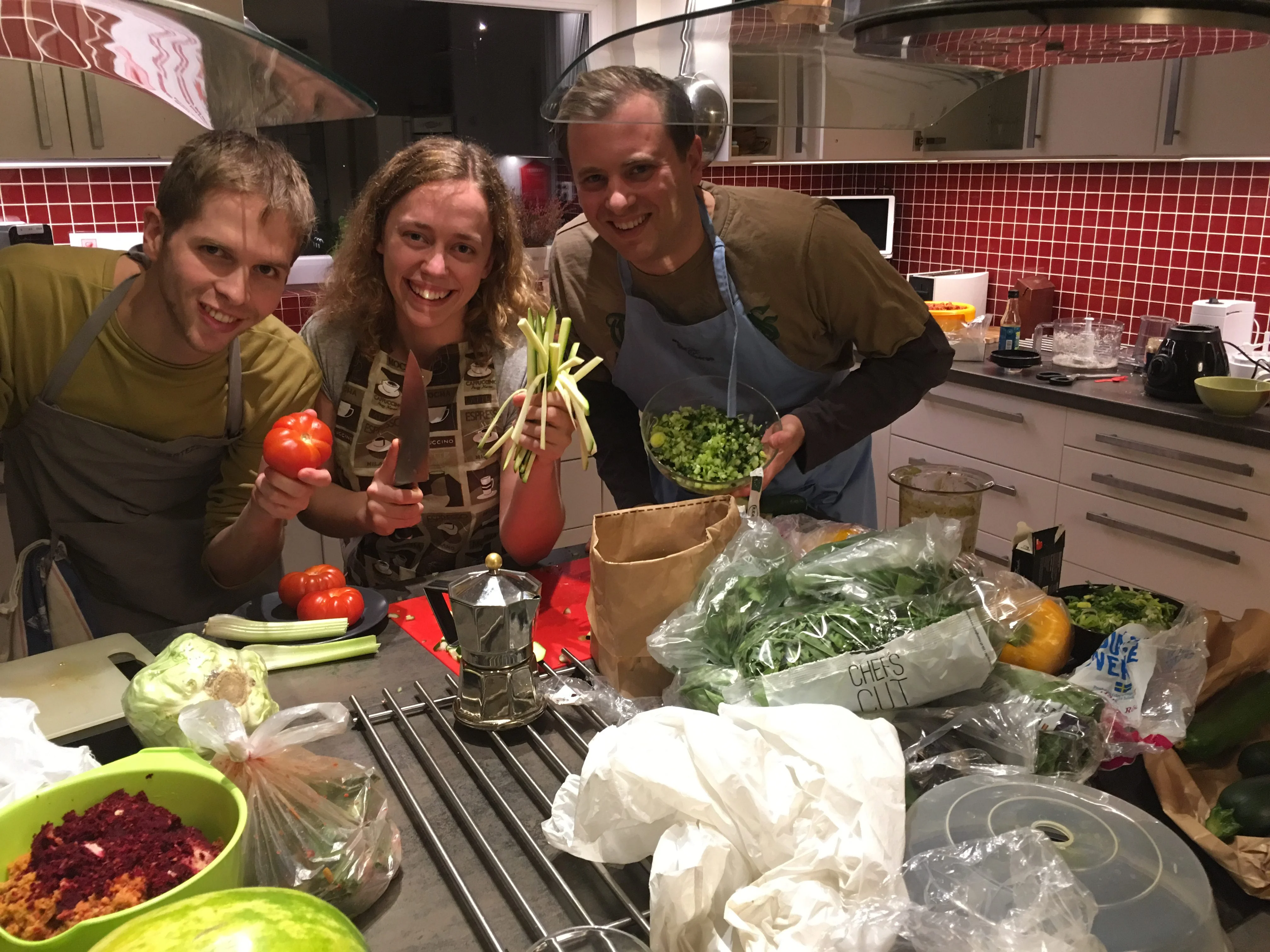 Cooking together